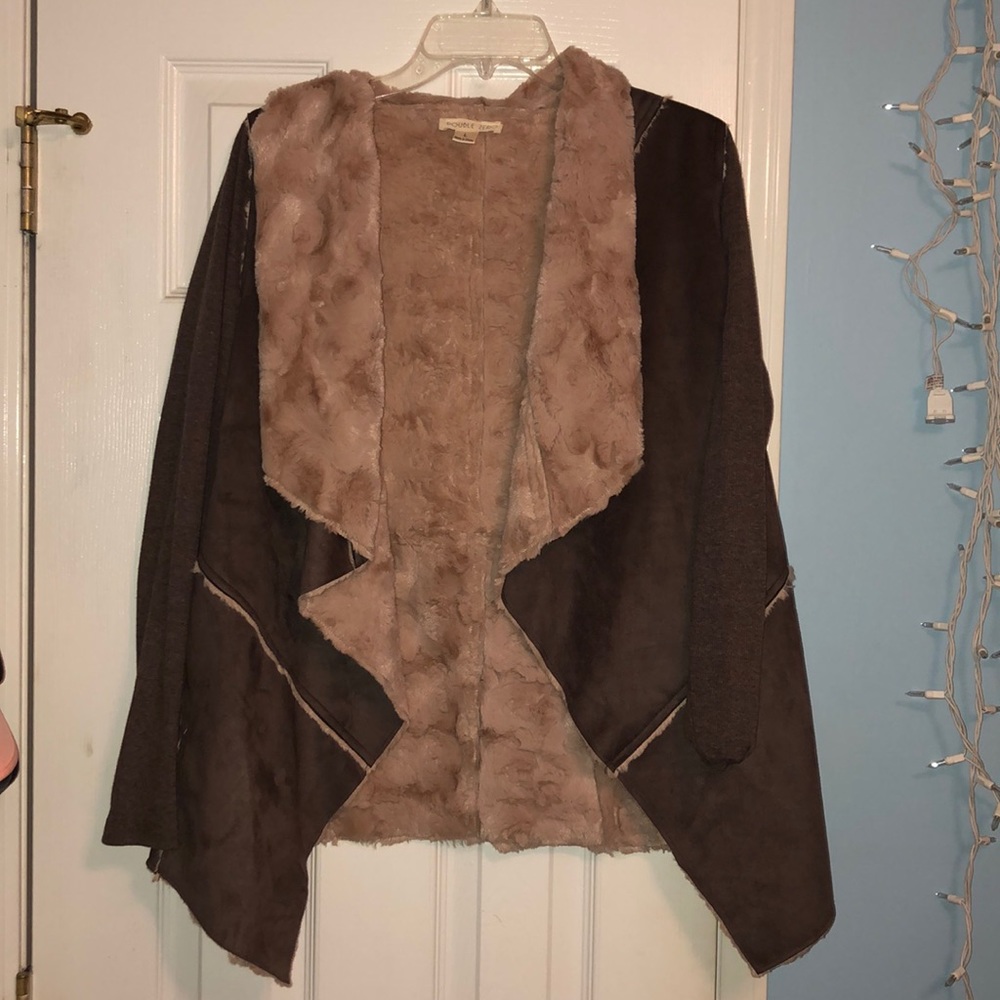 Fur lined jacket